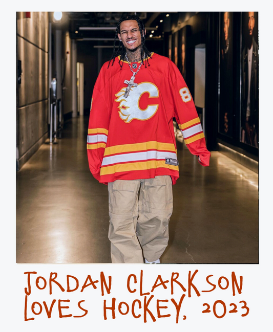 Jordan Clarkson Calgary Flames Jersey